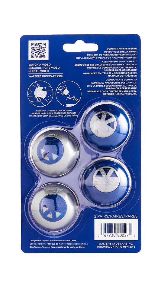 Walter’s Odour Zorbs Twist‑to‑Activate Mechanism – Easy Shoe Deodorizer Freshness Control