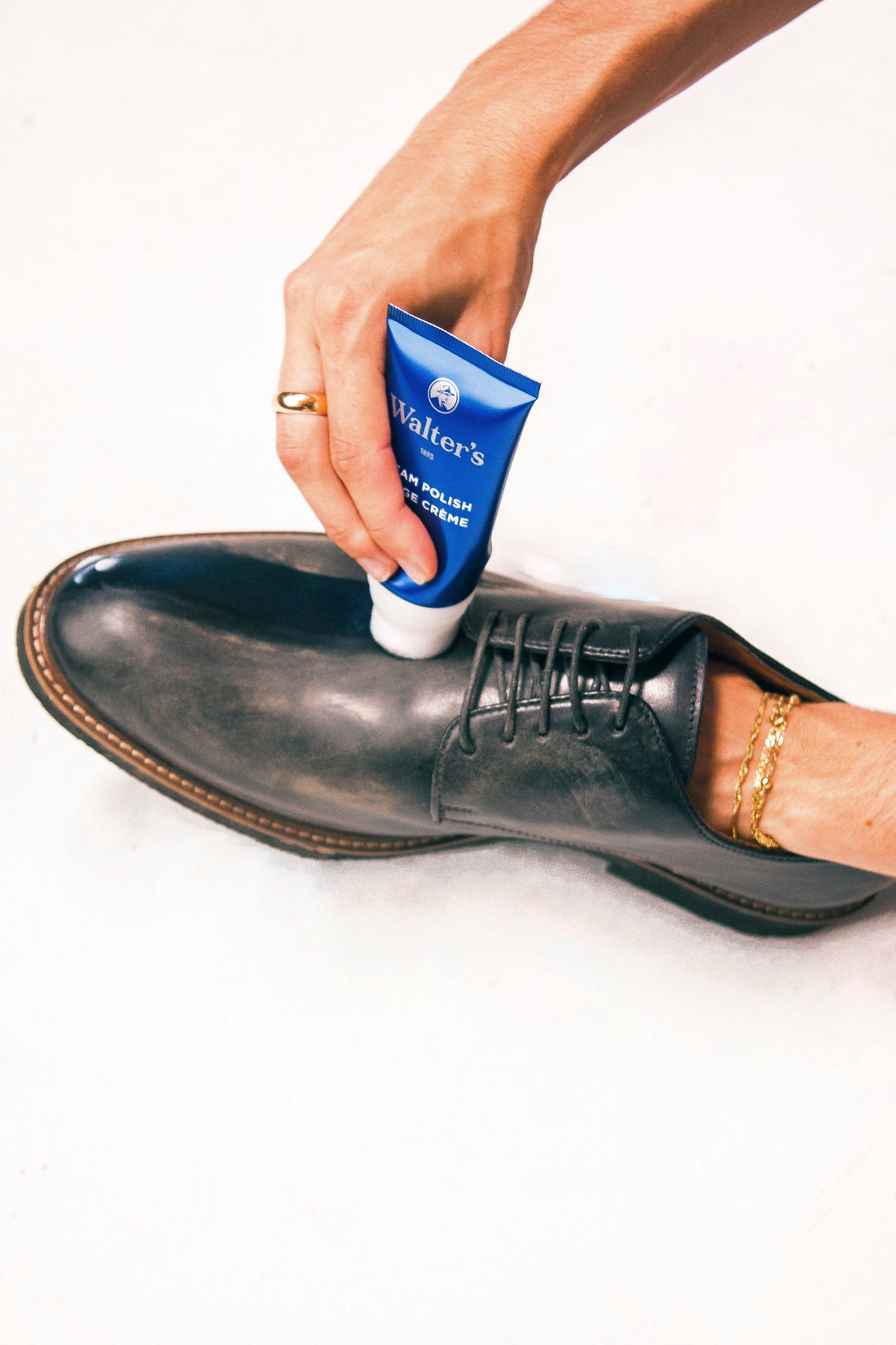 How to fix scuffs on dress shoes?