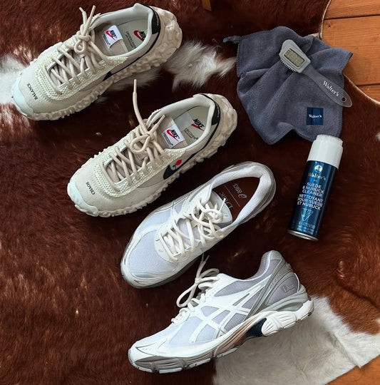 how to clean shoes at home