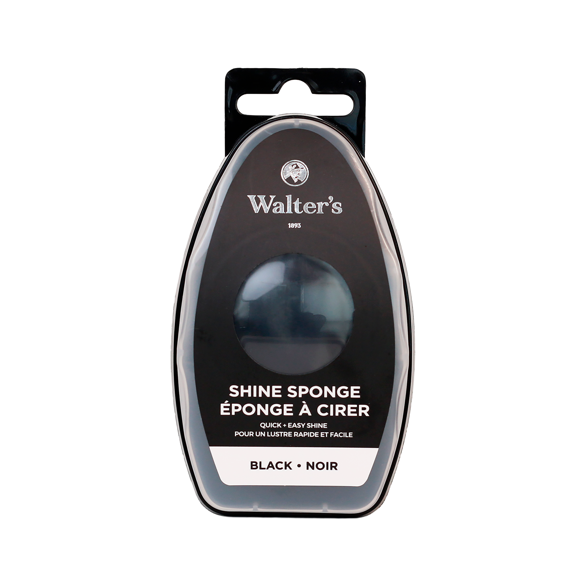 Walter's Shoe shine sponge black to keep your leather shoes shine