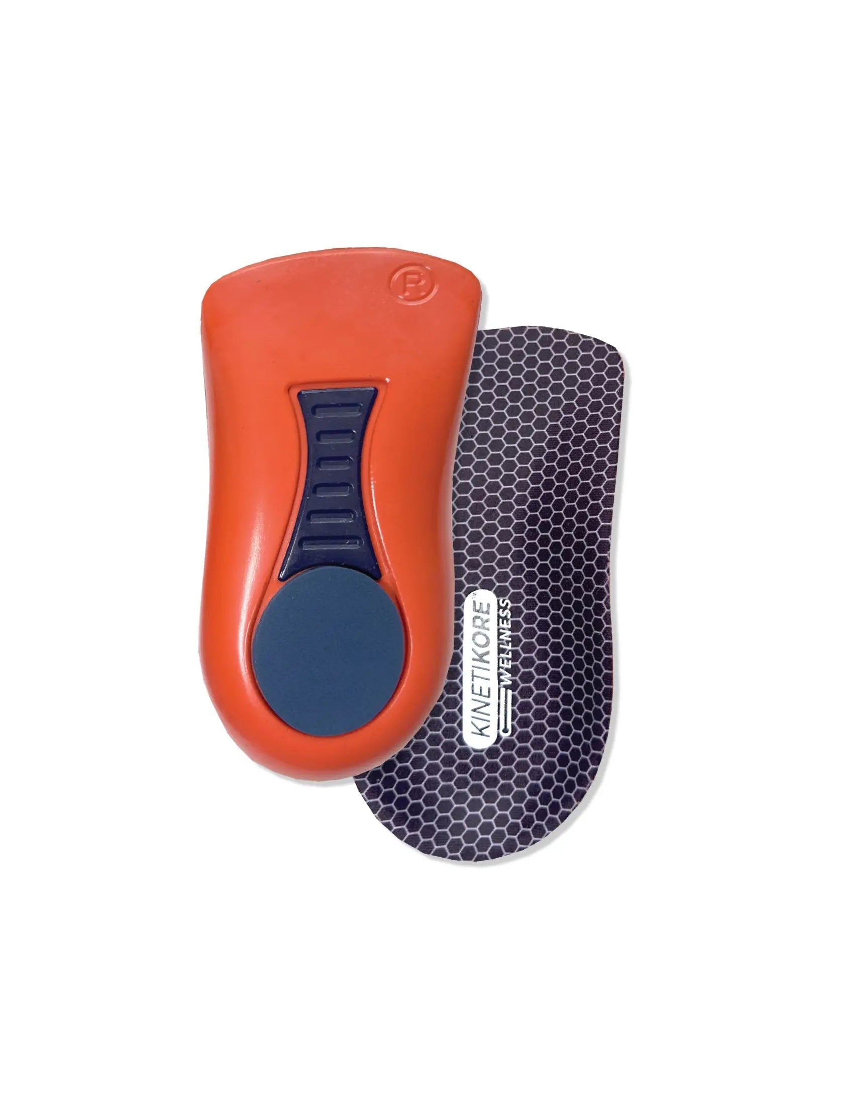 Kinetikore ¾ Wellness Insole Top View - Contoured Arch Support and Cushioning Design