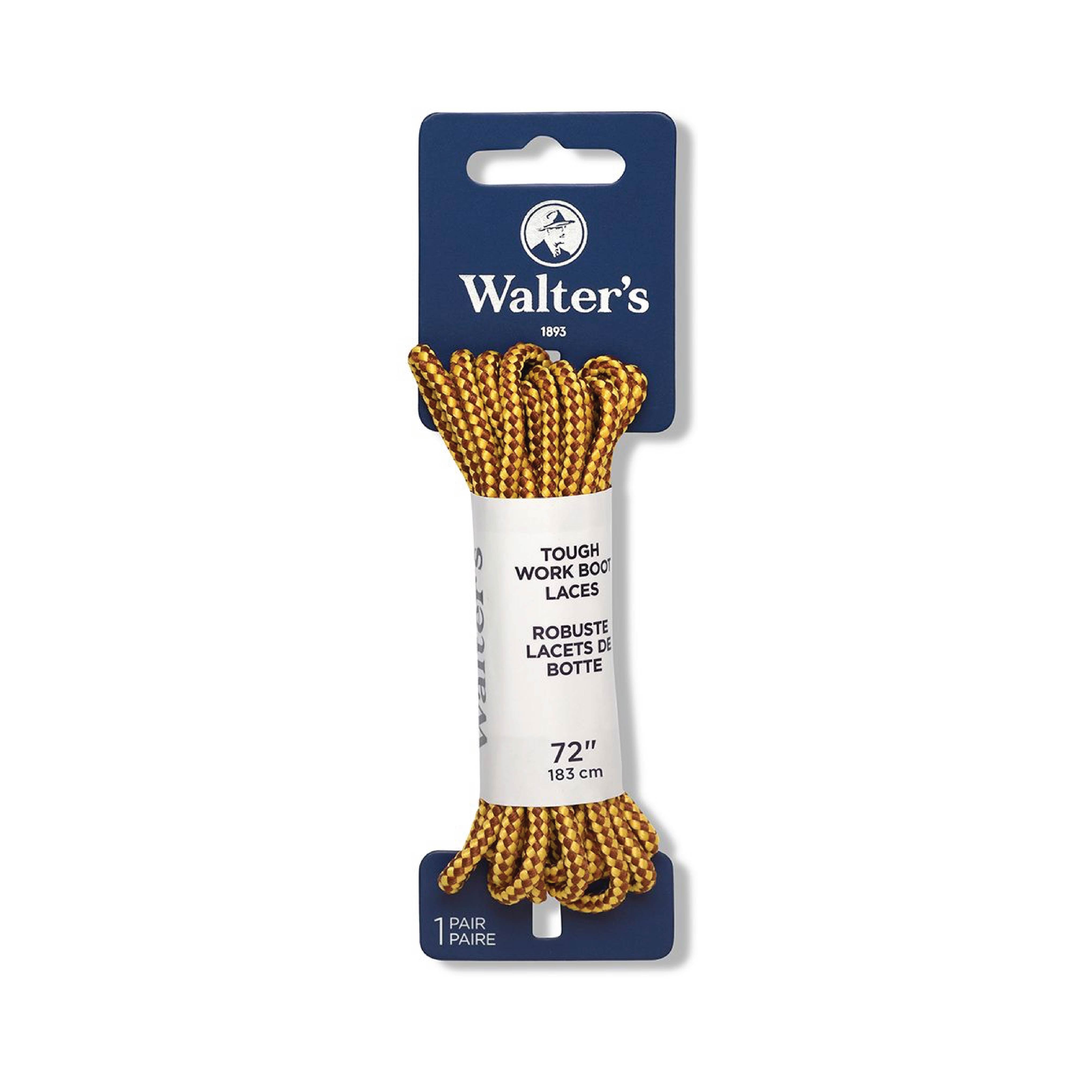 Walter’s Tough Lace – Heavy‑Duty Shoelaces with Wear‑Resistant Construction-long-72-Yellow