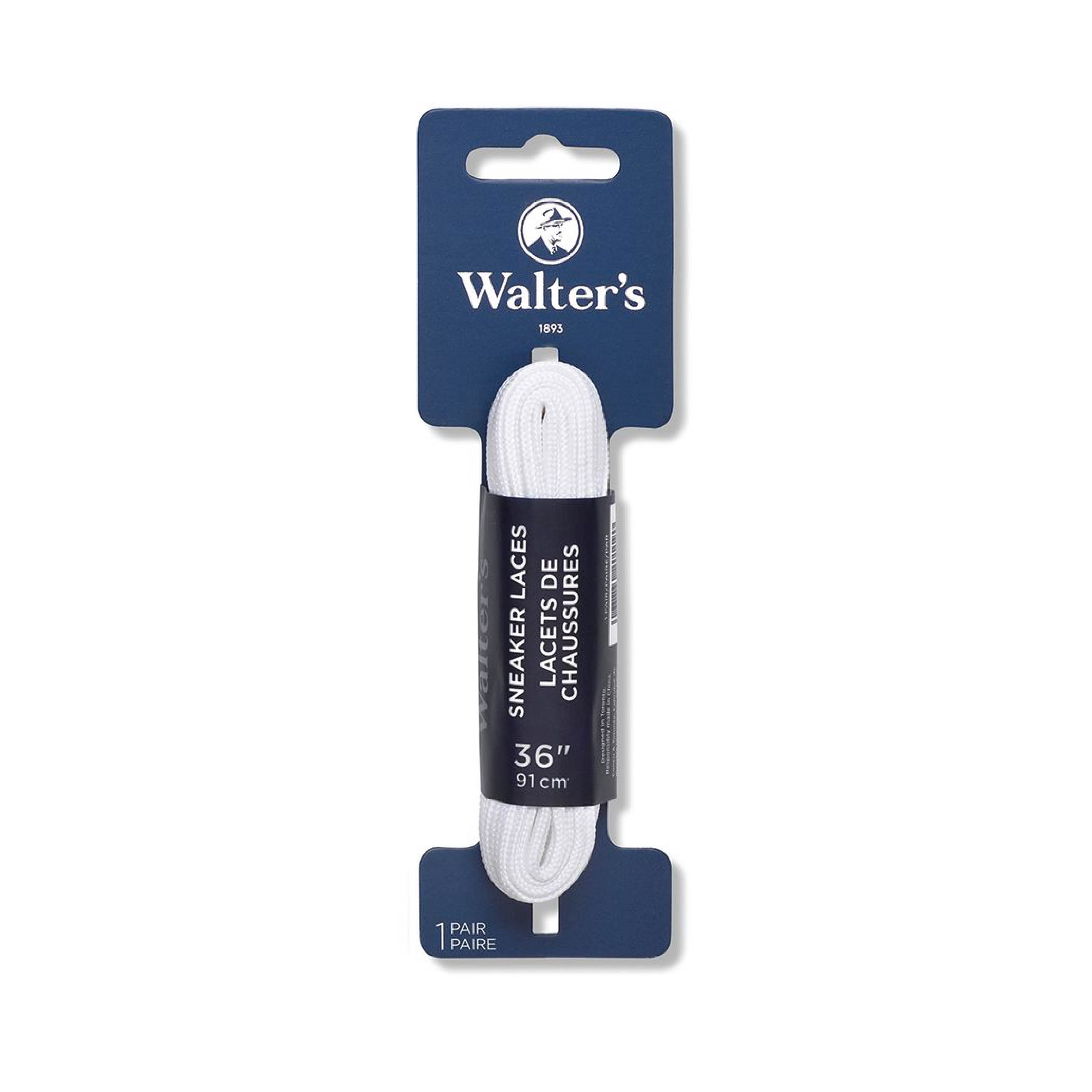 Walter’s Sneaker Lace – Durable Unisex Shoelaces for Casual Sneakers and Everyday Footwear-white-36