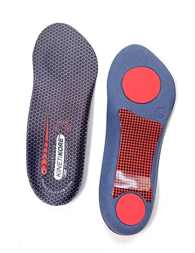 Walter’s Kinetikore Tri‑Comfort Insole – Comfort & Support insole for Heel, Arch & Ball of Foot