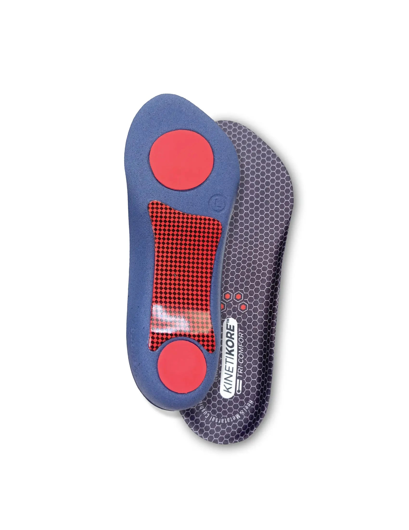 Walter’s Tri‑Comfort Insole Underside – Reinforced Arch Support Plate and Shock‑Absorbing Foam Base