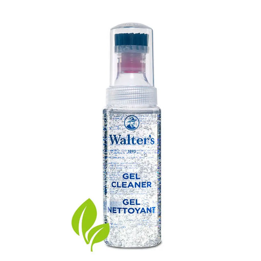Walter's white sneaker cleaner gel 125ml — eco-friendly shoe cleaning solution for leather, mesh and canvas, Canada
